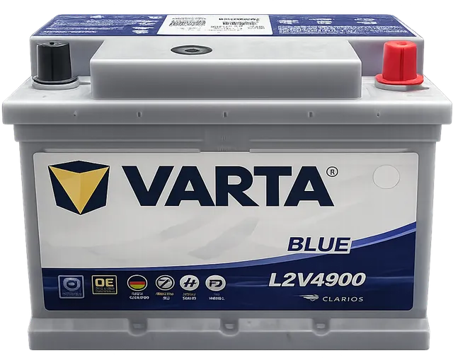 Batería Varta Blue vista de frente